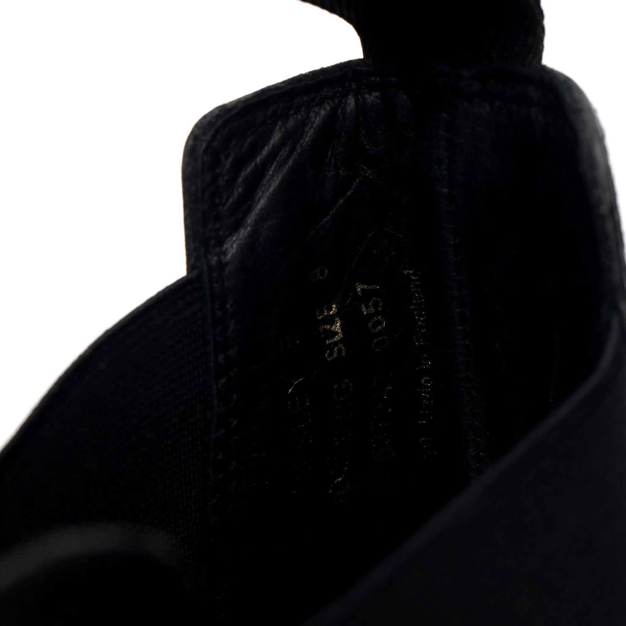 1880 'Apsley' Black Leather Chelsea Boots UK 8 G