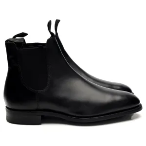 1880 'Apsley' Black Leather Chelsea Boots UK 8 G