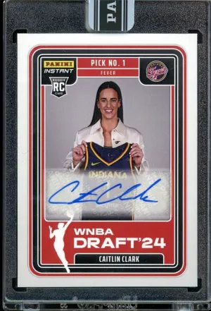 2024 Panini Instant WNBA Draft Night Rookie Caitlin Clark Auto Uncirculated RC