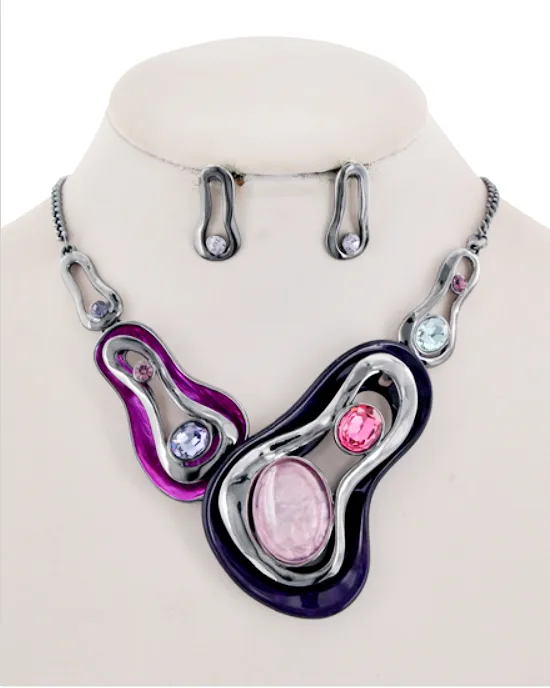 5 Color Ways - Gorgeous Necklace and Earring Sets