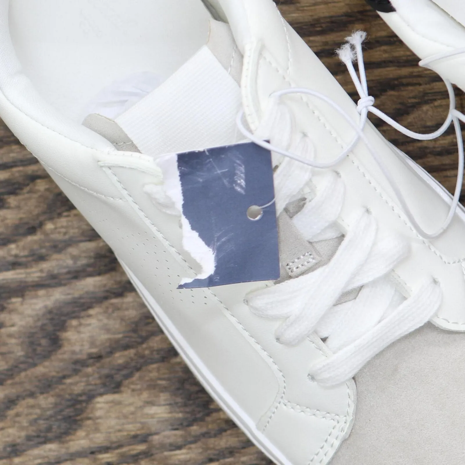 A New Day Womens Candace Lace-Up Sneakers 87930844 White 6.5M