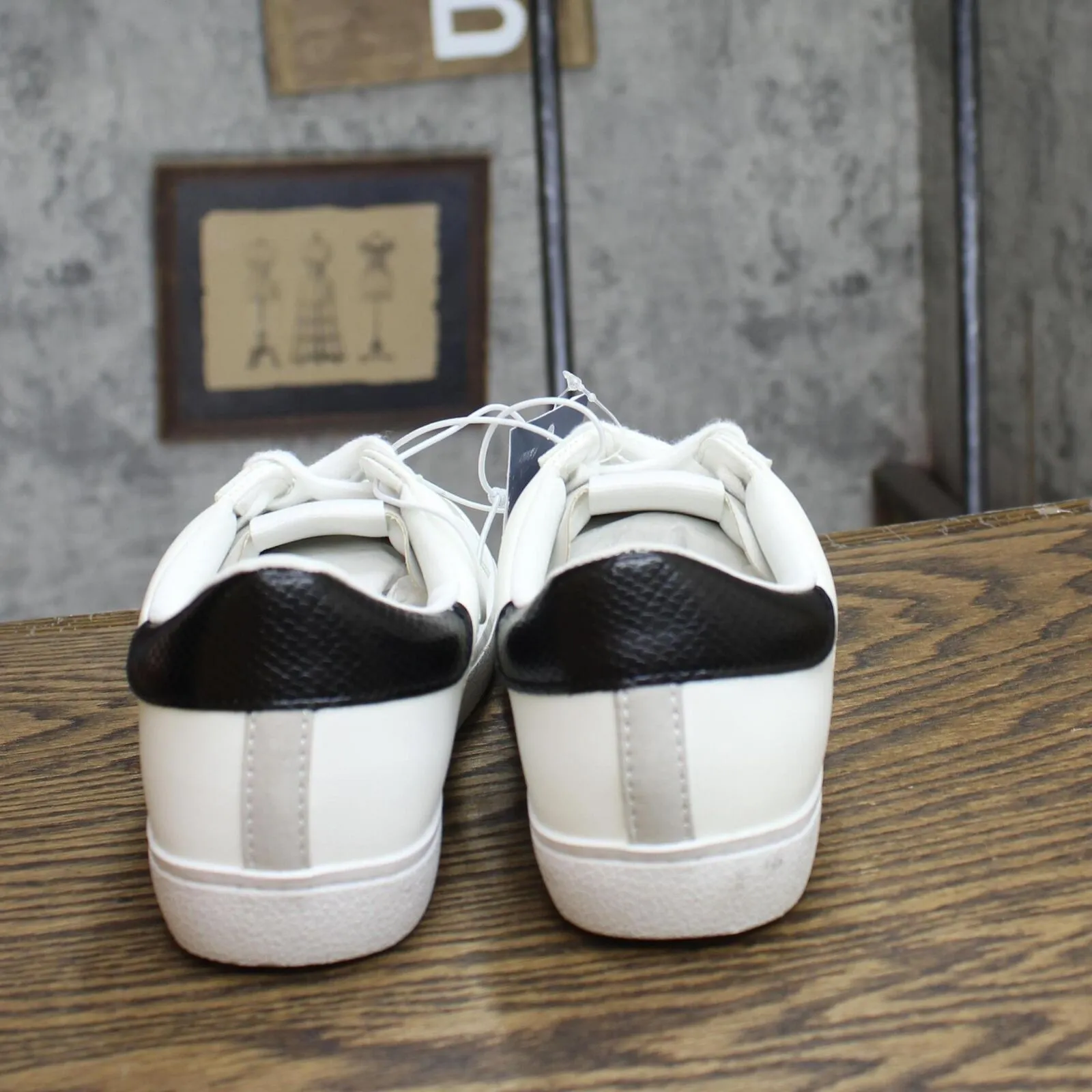 A New Day Womens Candace Lace-Up Sneakers 87930844 White 6.5M