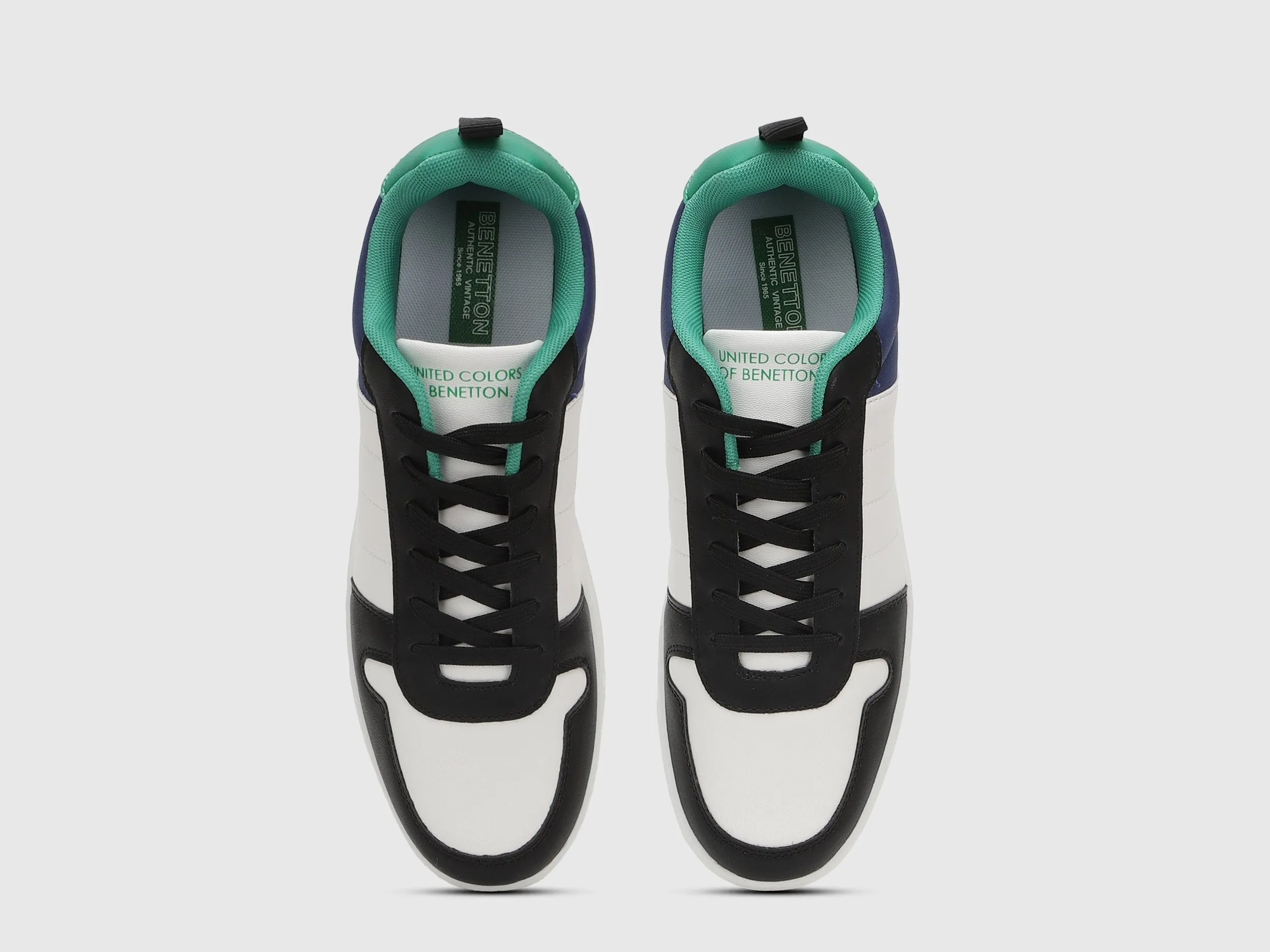 Abstract Pattern Lace-Up Sneakers