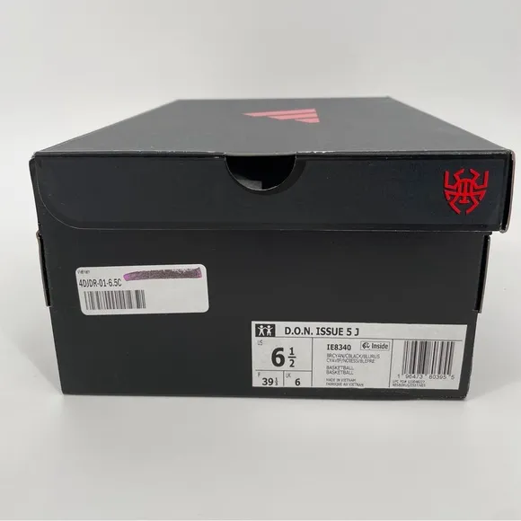 Adidas D.O.N. Issue 5 J IE8340 Basketball Sneaker - Kids NBA New Size 6.5 and 7