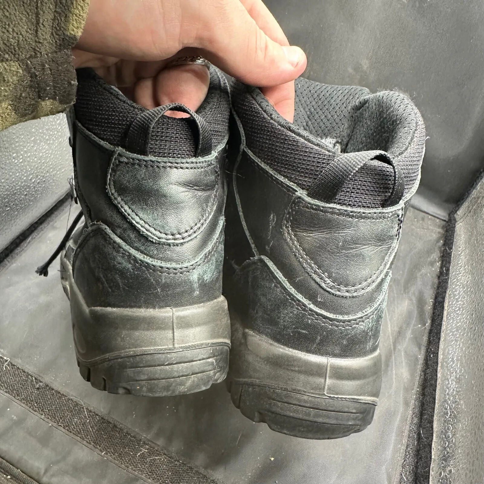 Army Black Leather High Top LOWA Gore-Tex Combat Boots - Size EU 39 - UK 5.5