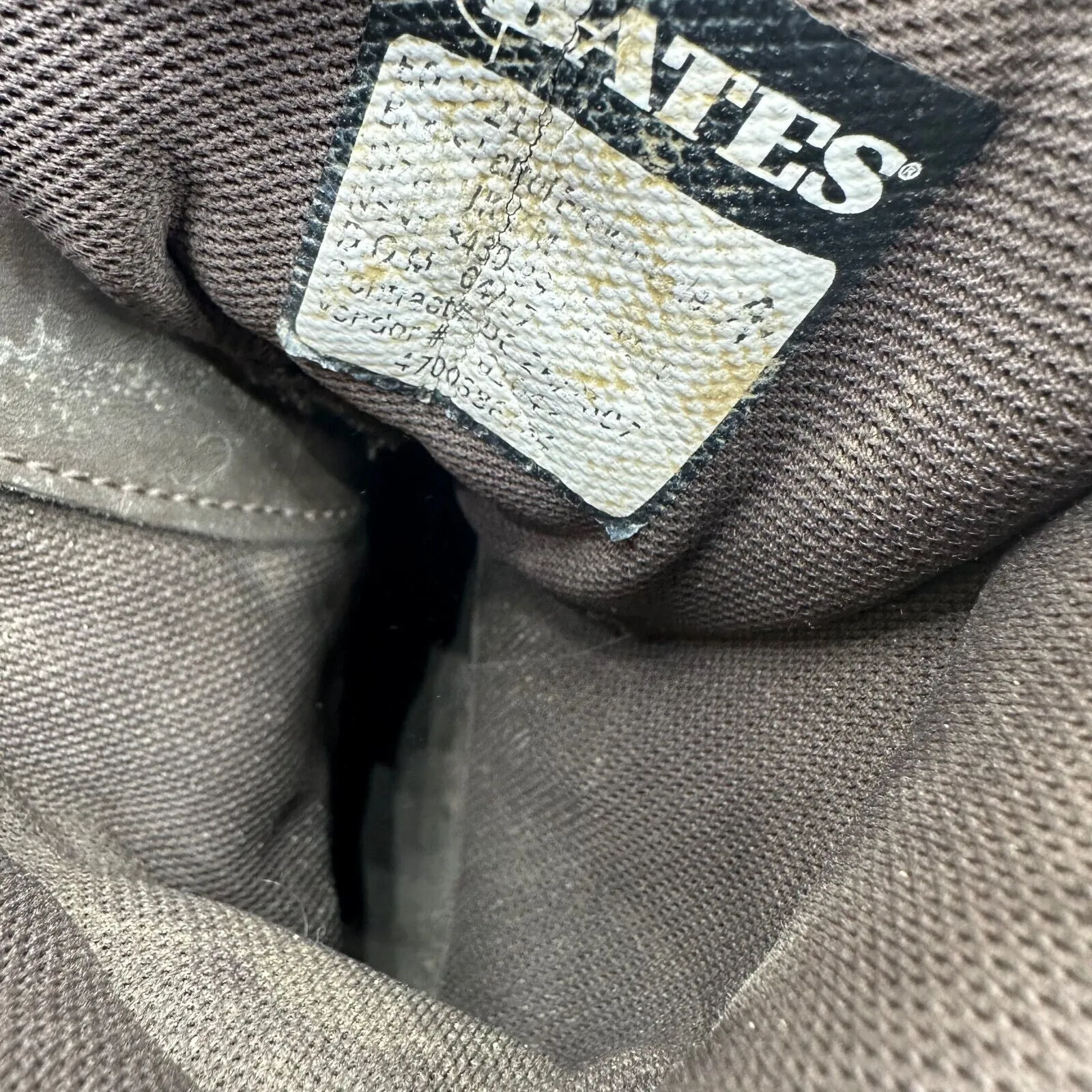 Army Brown Leather BATES Combat Boots - Size EU 41 - UK 7M