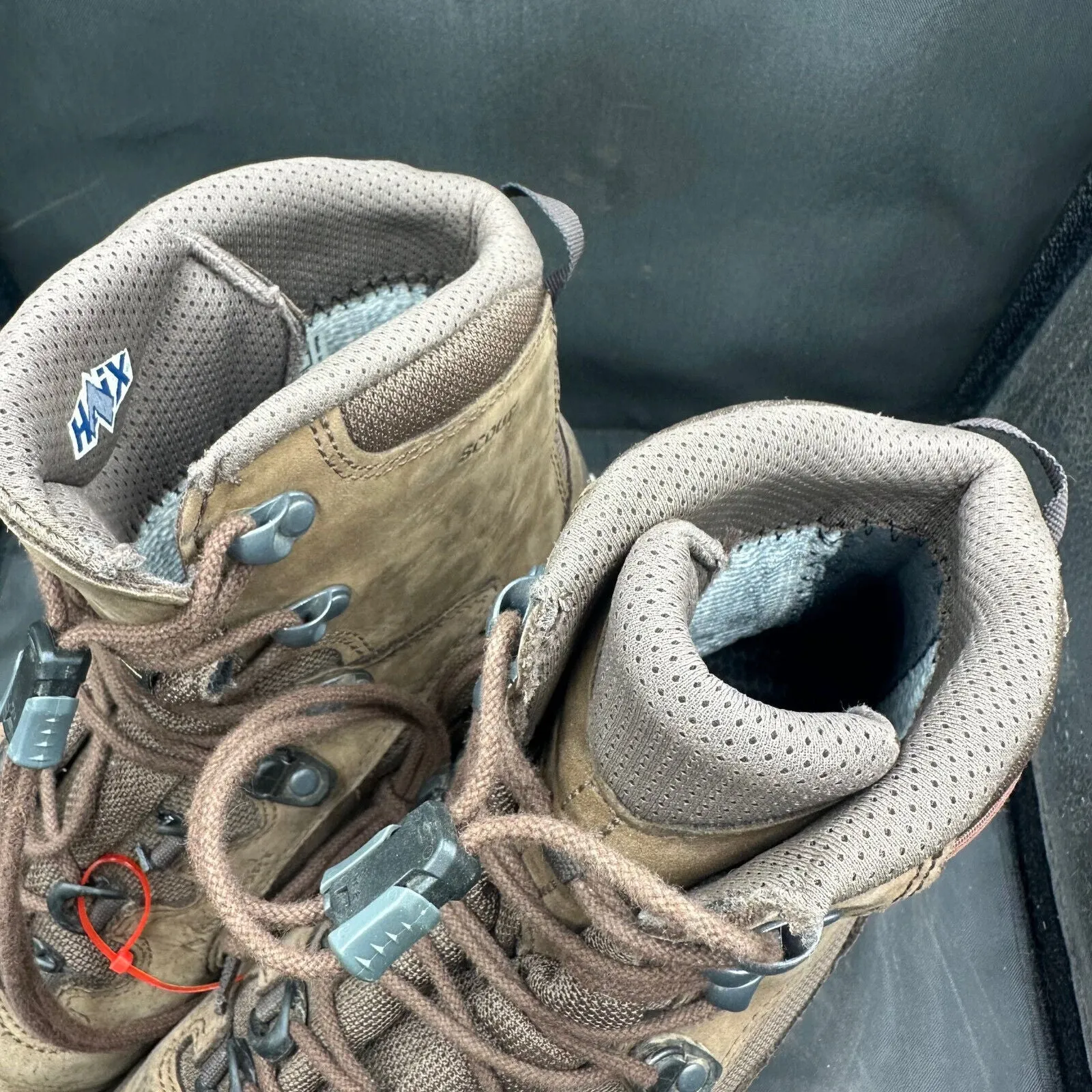 Army Brown Leather HAIX Patrol Combat Boots - Size EU 41 - UK 7.5