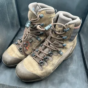 Army Brown Leather HAIX Patrol Combat Boots - Size EU 41 - UK 7.5