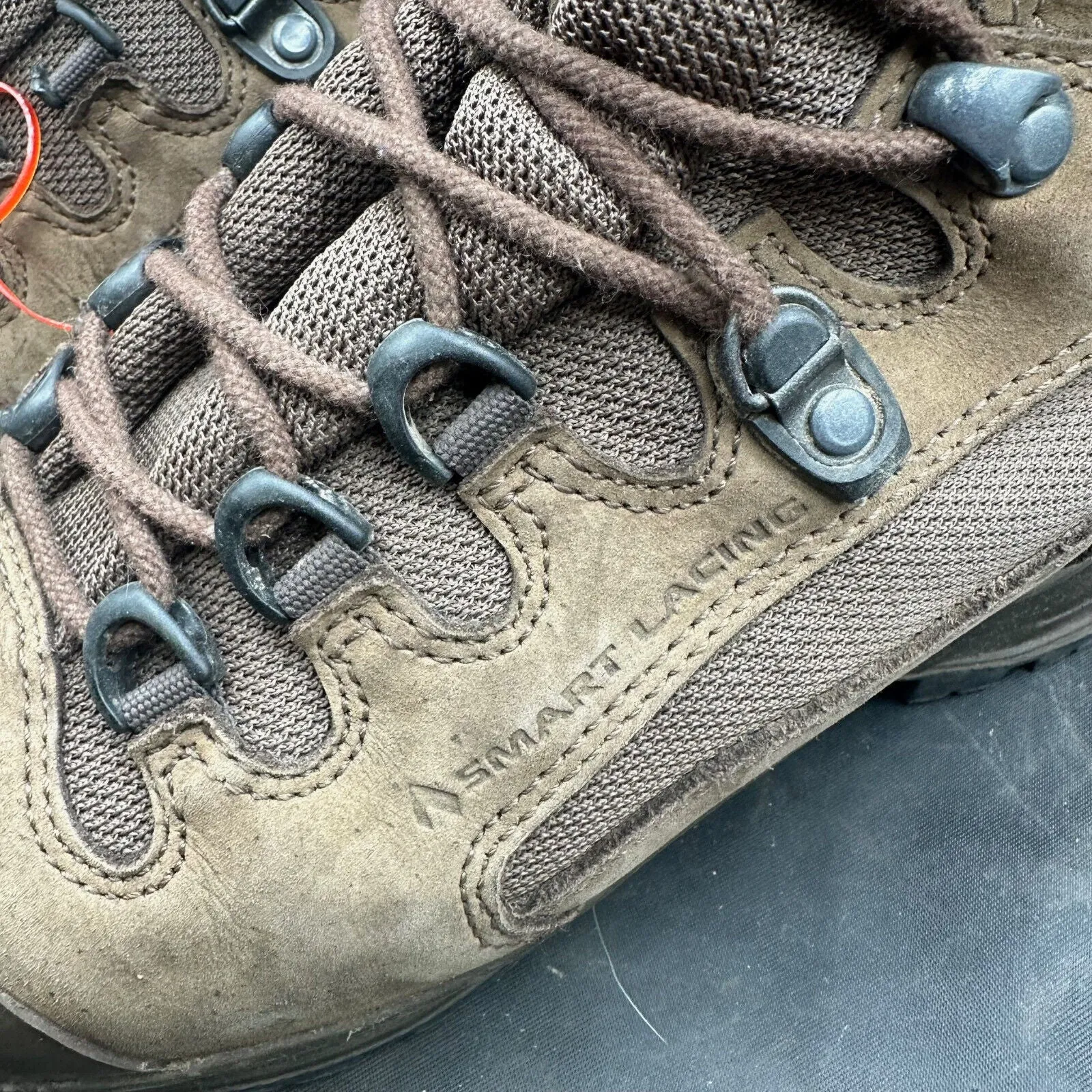Army Brown Leather HAIX Patrol Combat Boots - Size EU 41 - UK 7.5