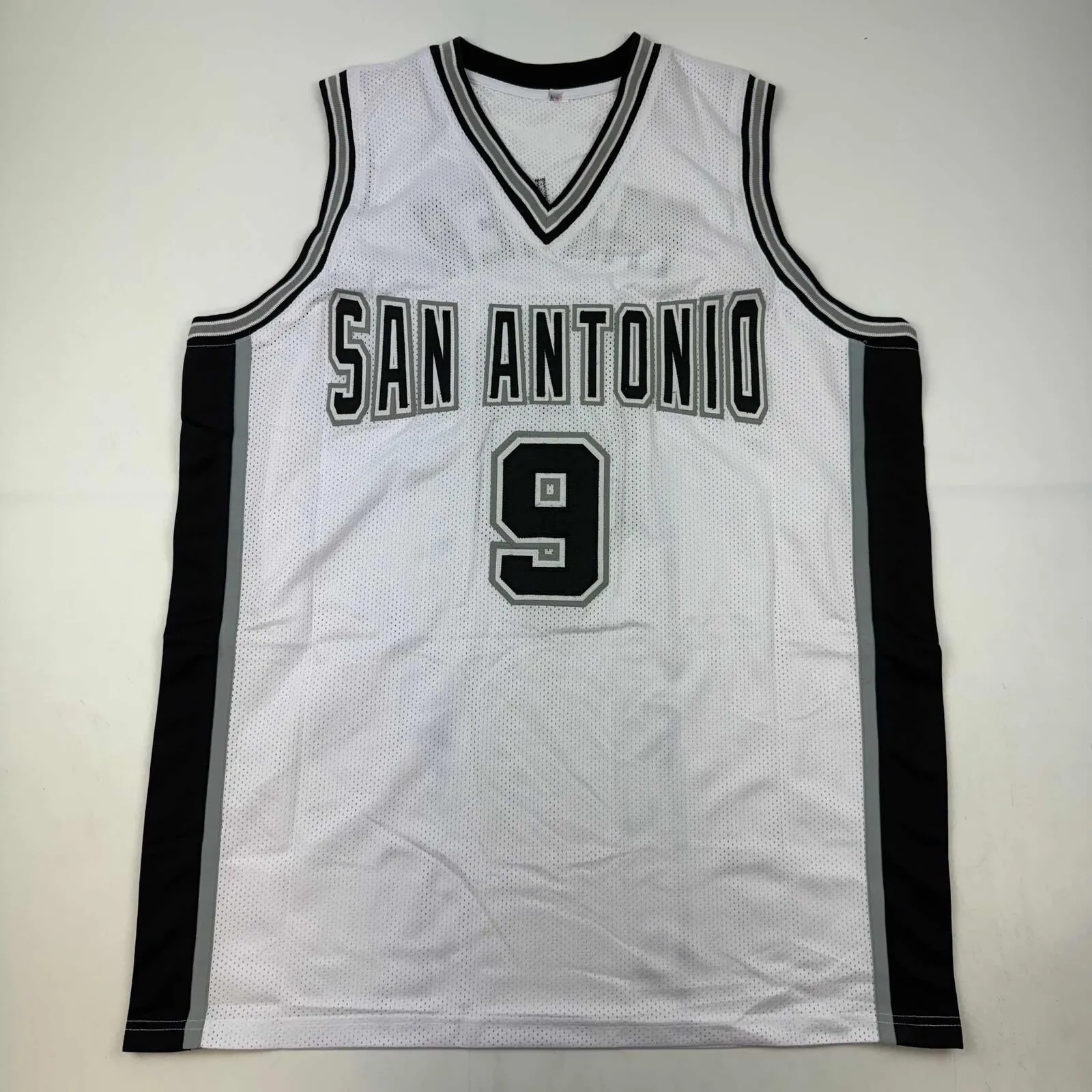 Autographed/Signed Tony Parker San Antonio White Basketball Jersey Beckett COA