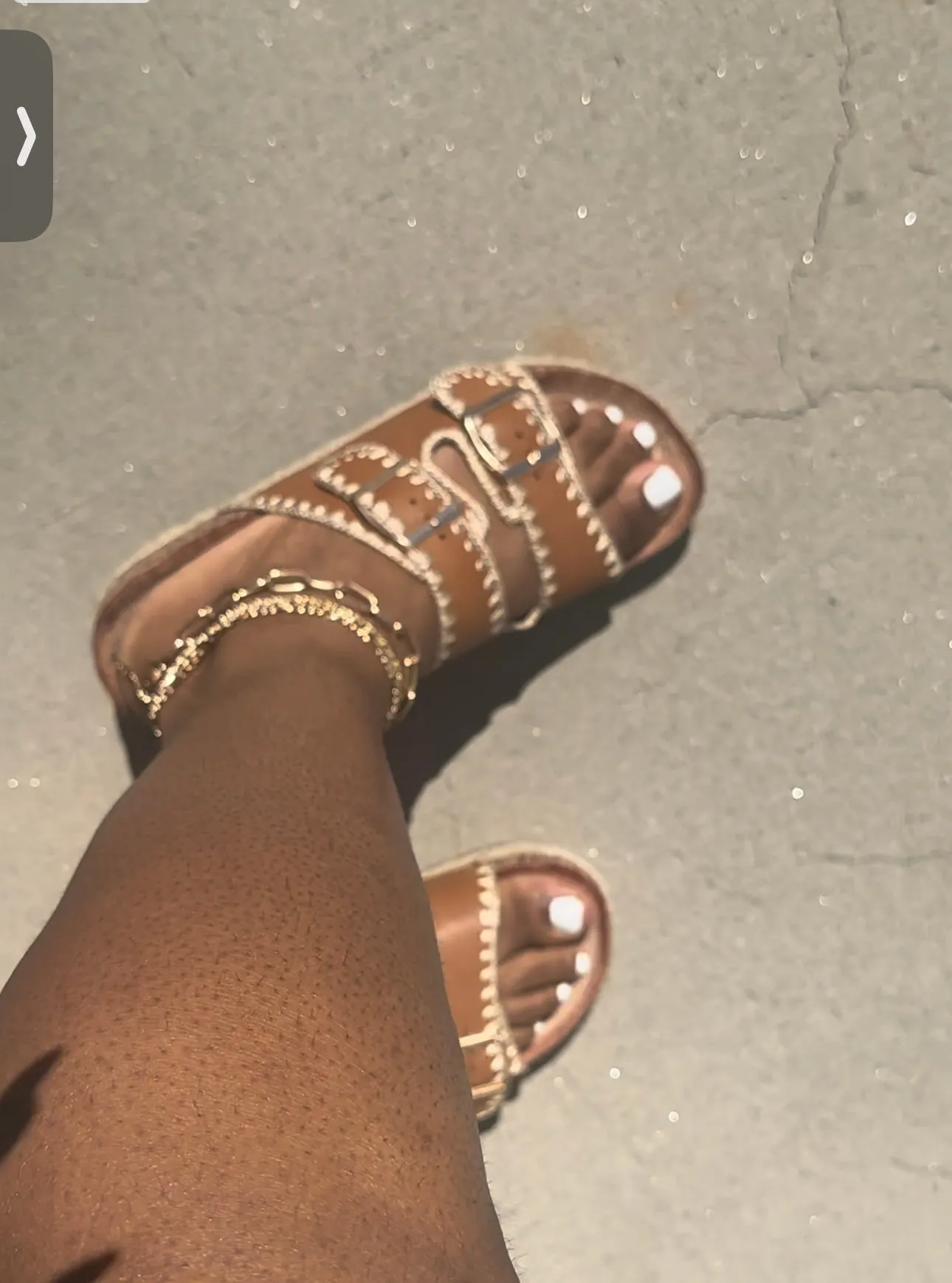 AVA | WESTERN TAN DOUBLE STRAP SLIDE ON SANDAL
