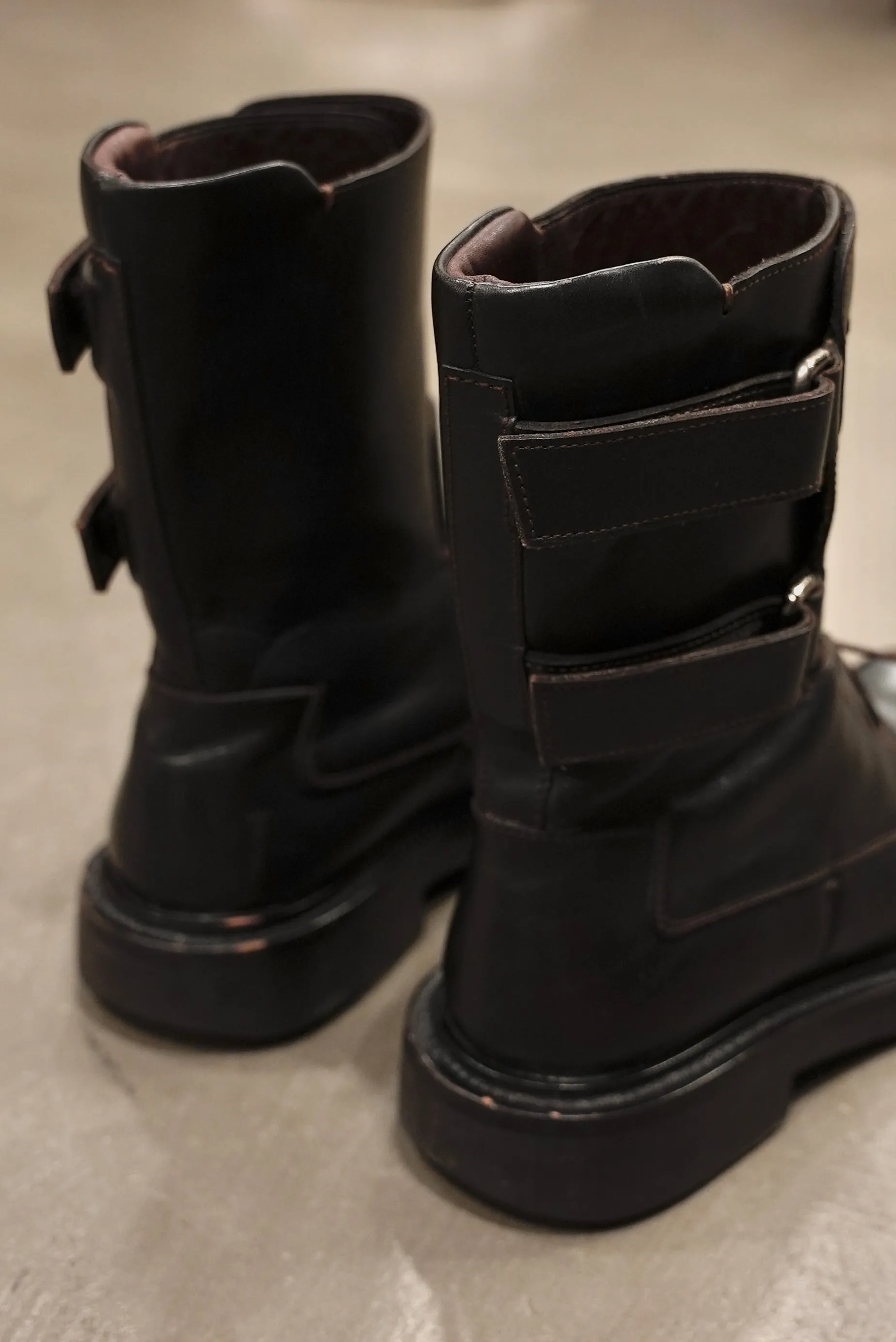 A/W1999 Prada runway combact military boots