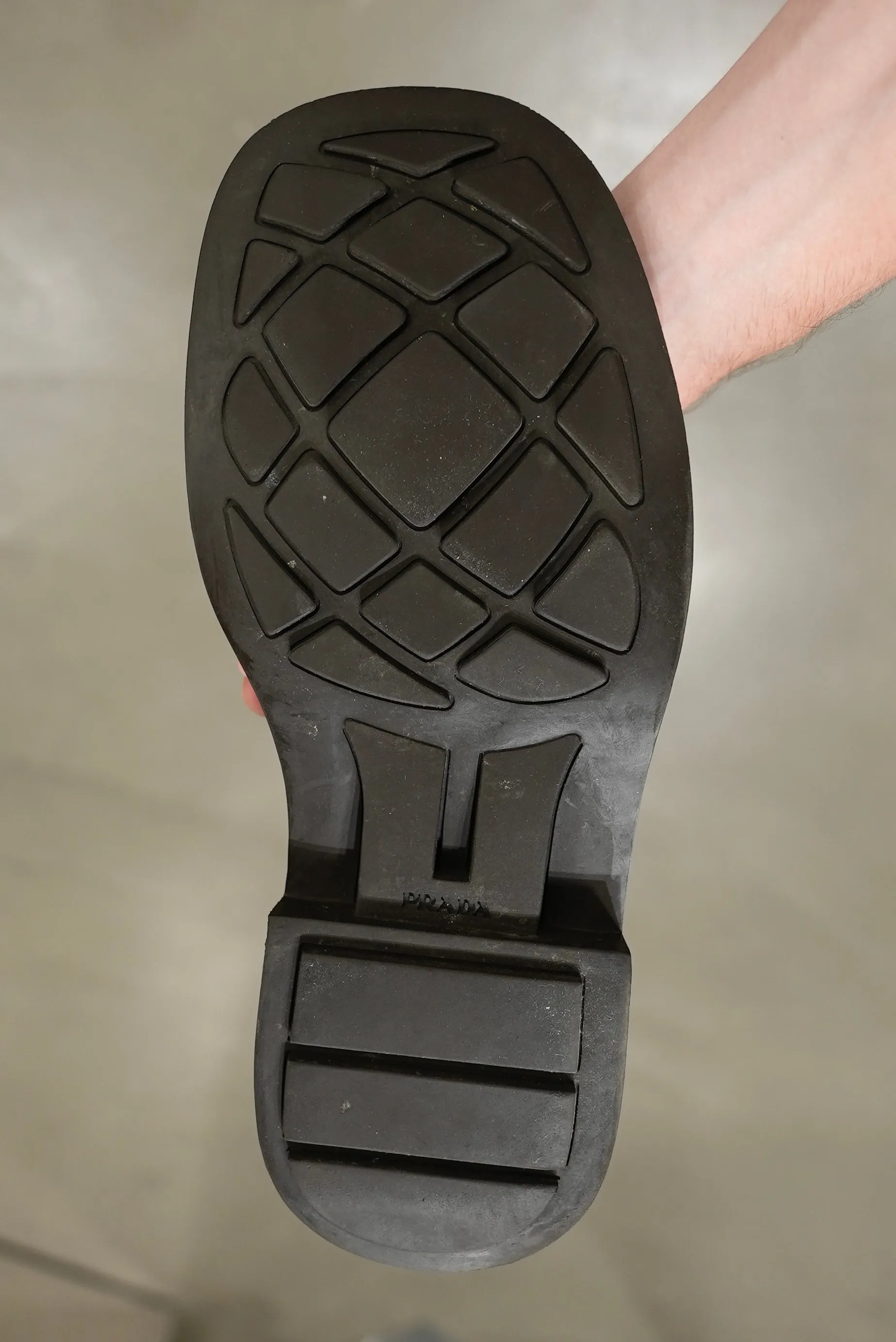 A/W1999 Prada runway combact military boots