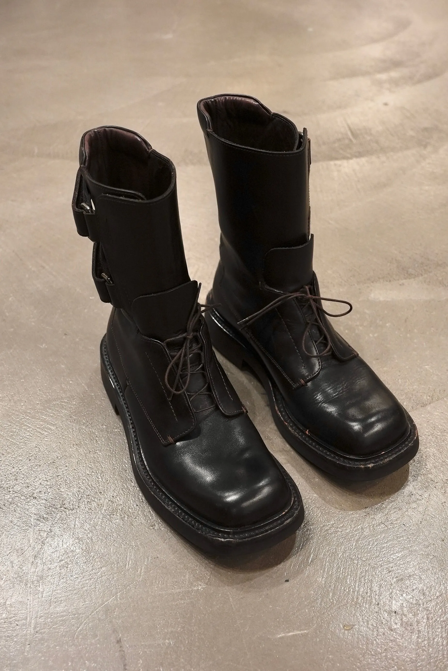 A/W1999 Prada runway combact military boots