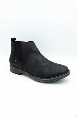 B52 by Bullboxer Chelsea Boots for Men in Black | 936-A4-8058A-BLACK