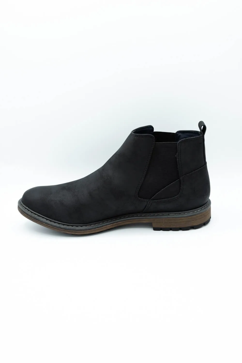 B52 by Bullboxer Chelsea Boots for Men in Black | 936-A4-8058A-BLACK