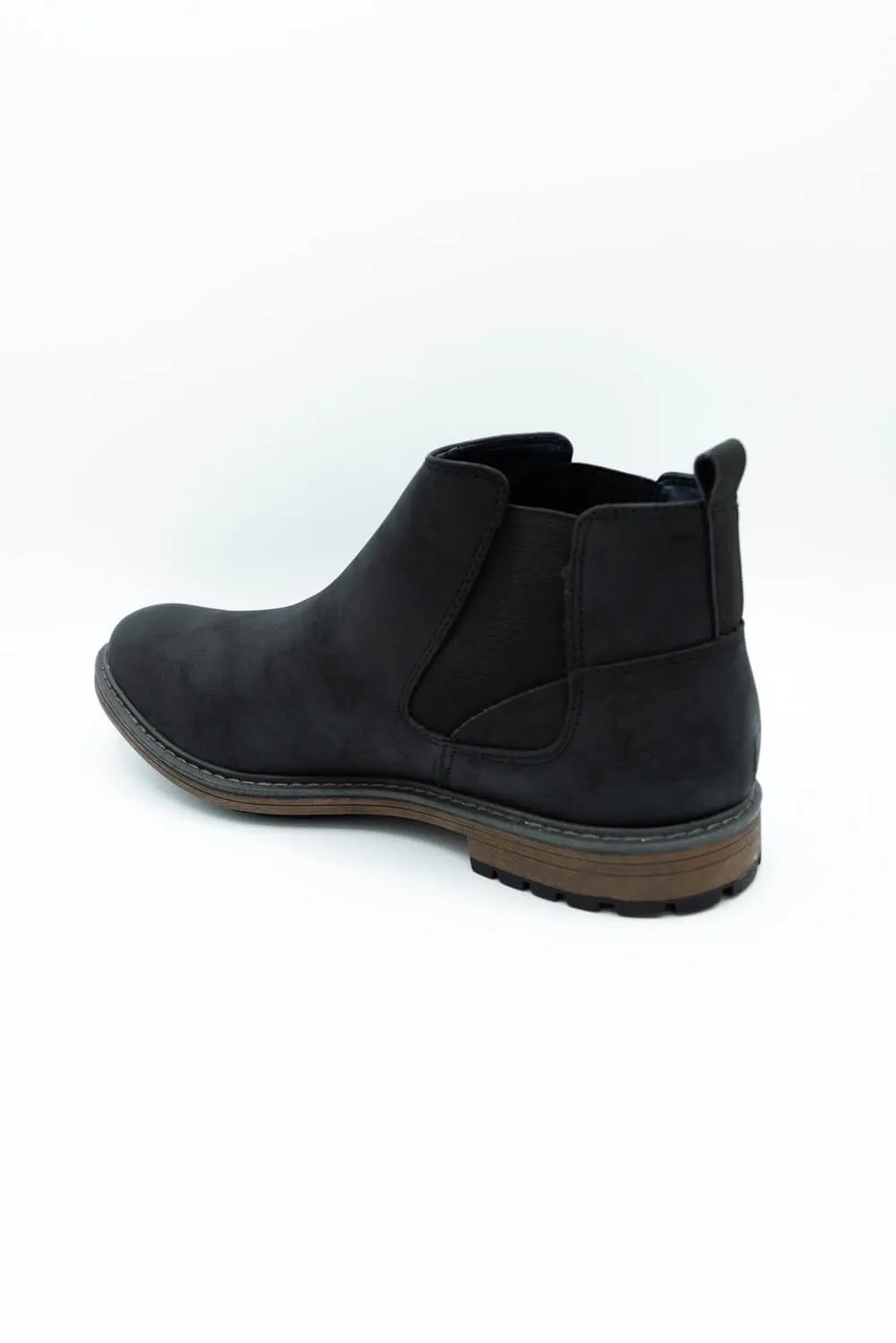 B52 by Bullboxer Chelsea Boots for Men in Black | 936-A4-8058A-BLACK