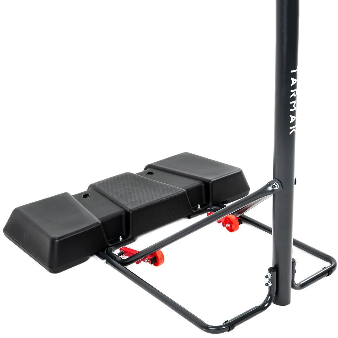 Basketball Hoop With Adjustable Stand In Black - 2.20m To 3.05m
