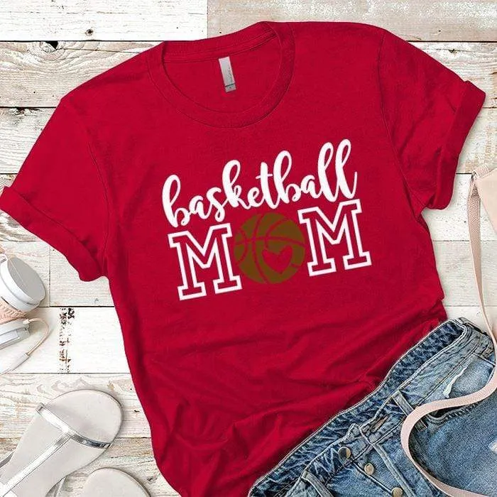 Basketball Mom Premium Tees