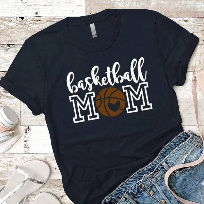 Basketball Mom Premium Tees