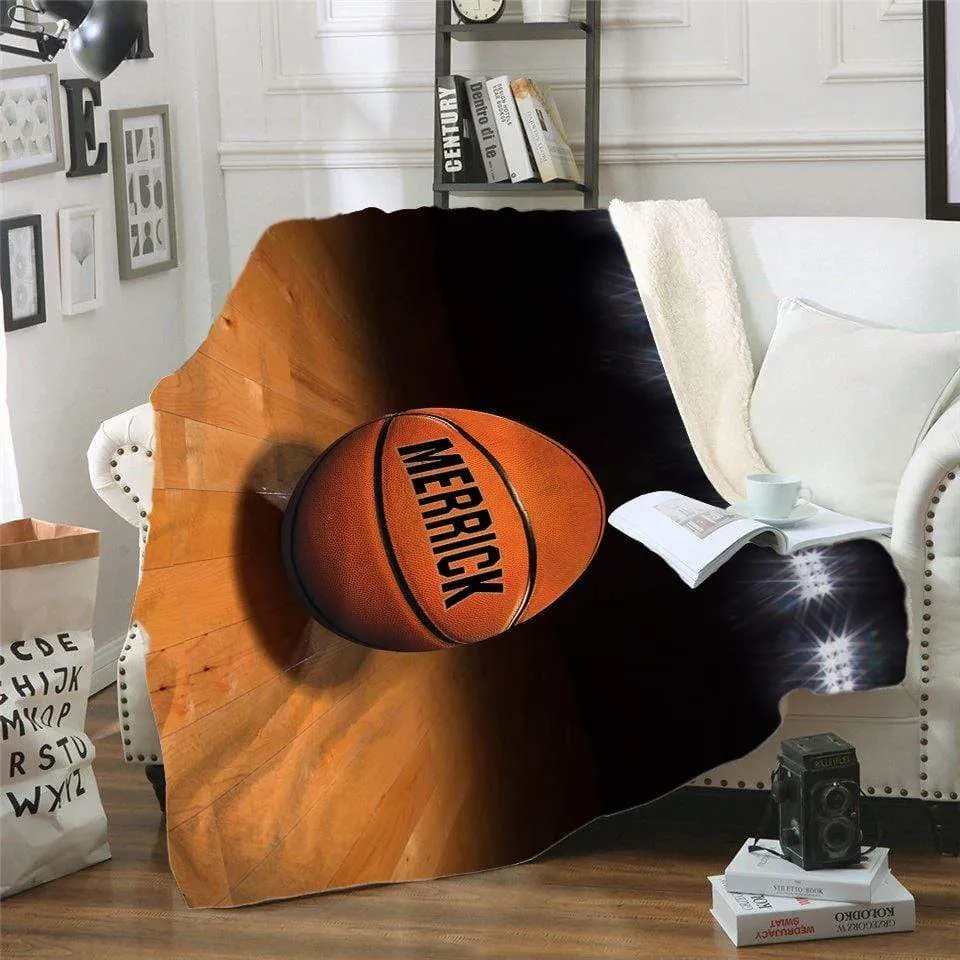 Basketball Personalized Blankets