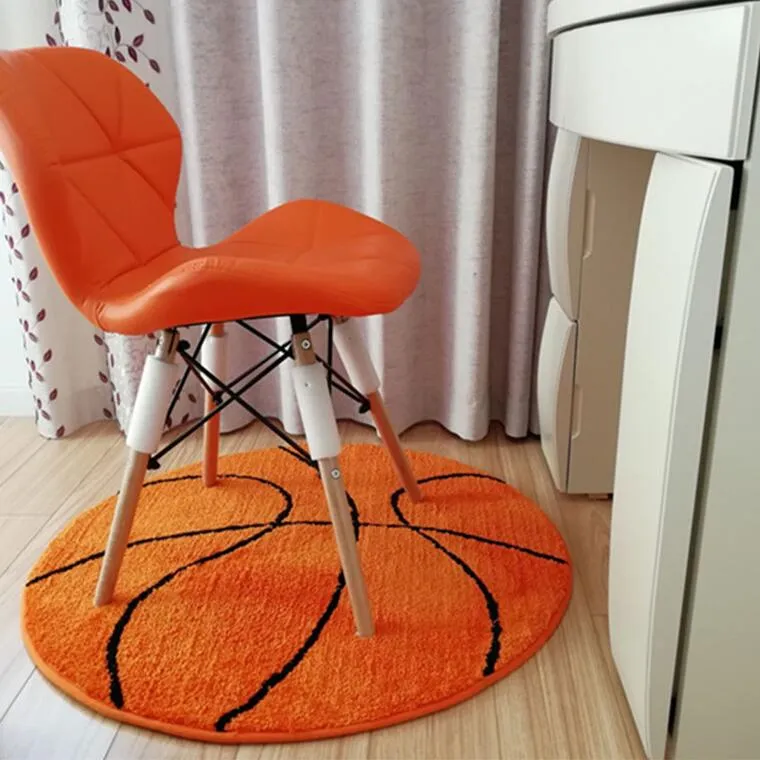Basketball Round Kids Rug Size 31.5"