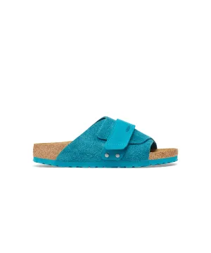 Birkenstock Kyoto Suede/Nubuck Leather Deep Turquoise Sandals