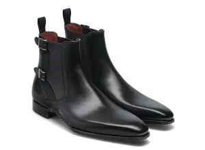 Black Leather Dubbow Chelsea Boots - Chelsea Boots