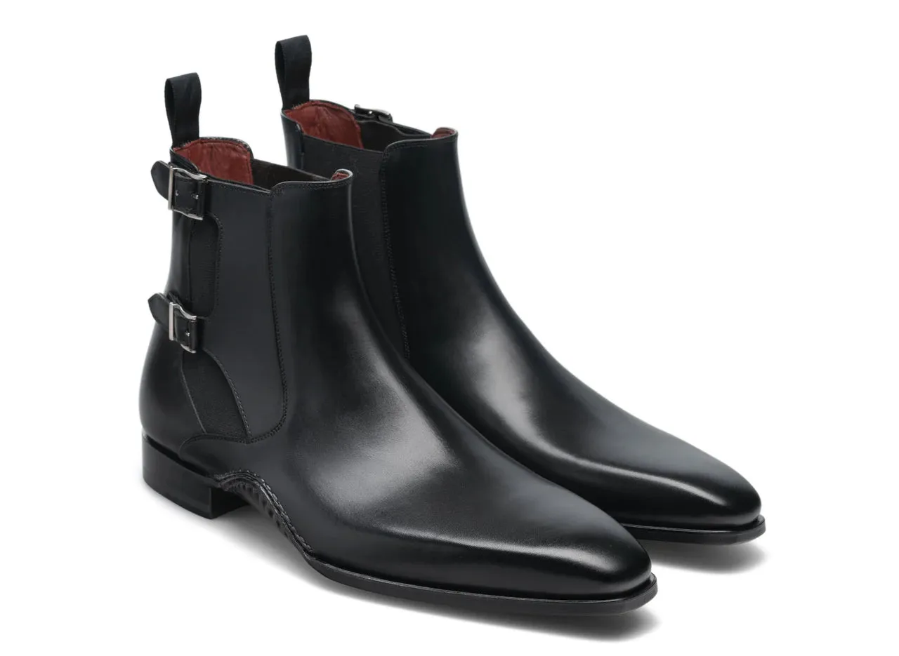 Black Leather Dubbow Chelsea Boots - Chelsea Boots