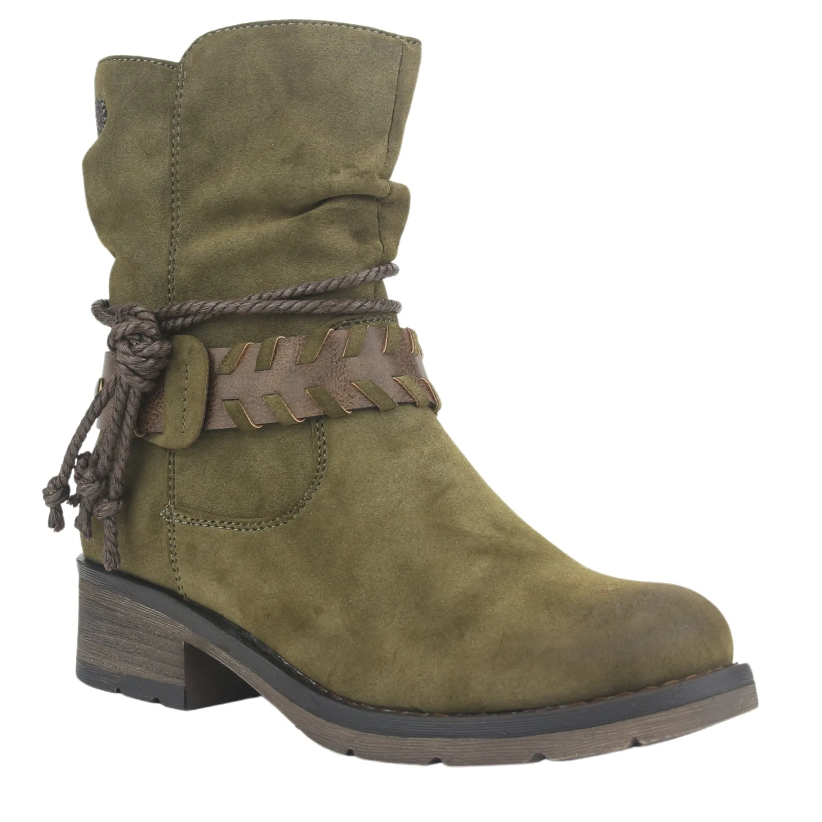 Botin Chalada Mujer Torri-22 Oliva Casual