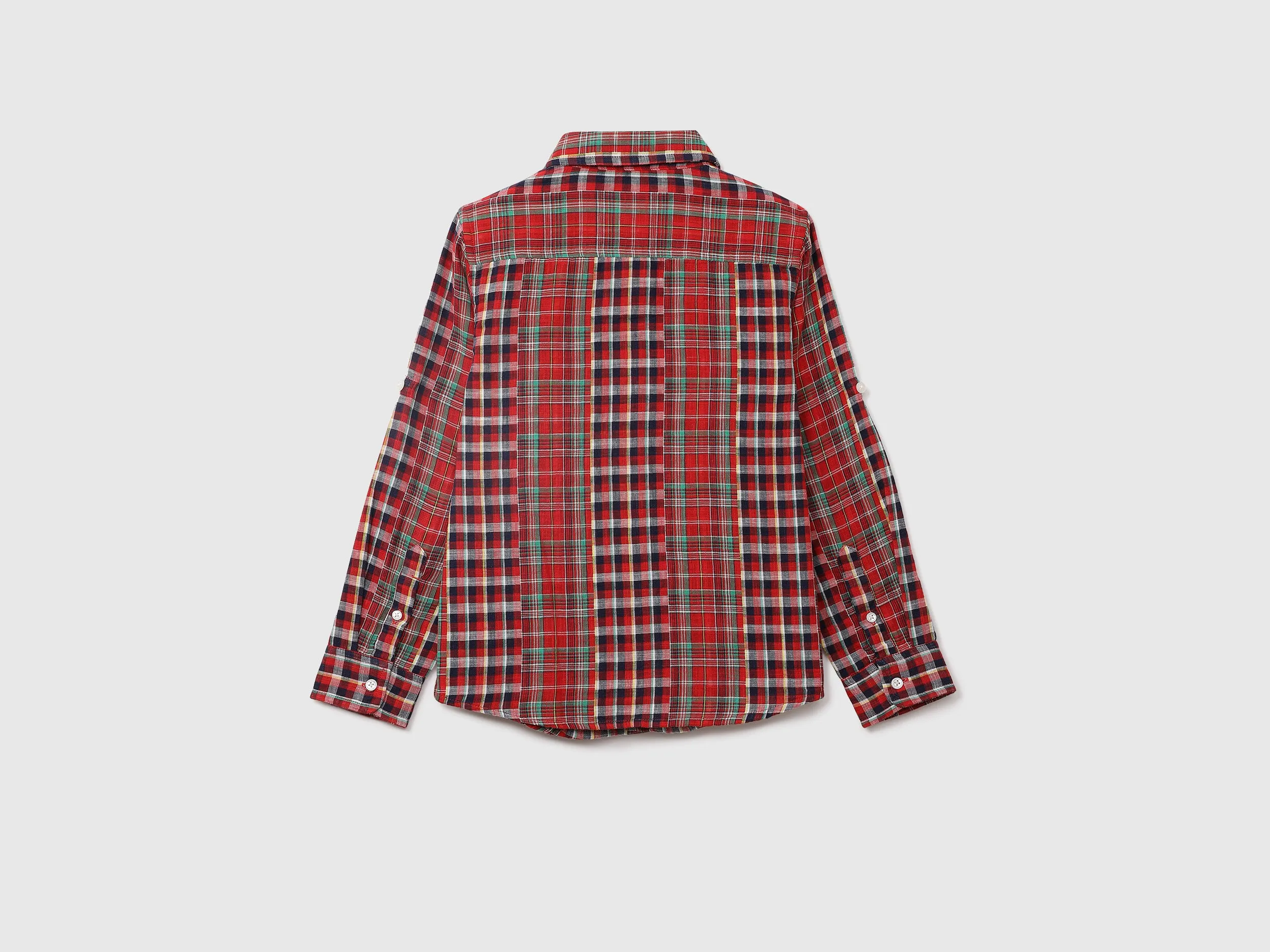 Boys Long Sleeve Check Shirt