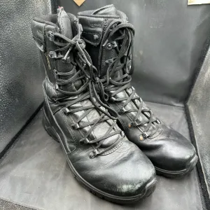 British Army Black Leather Army Combat Boots - YDS - Size UK 7M