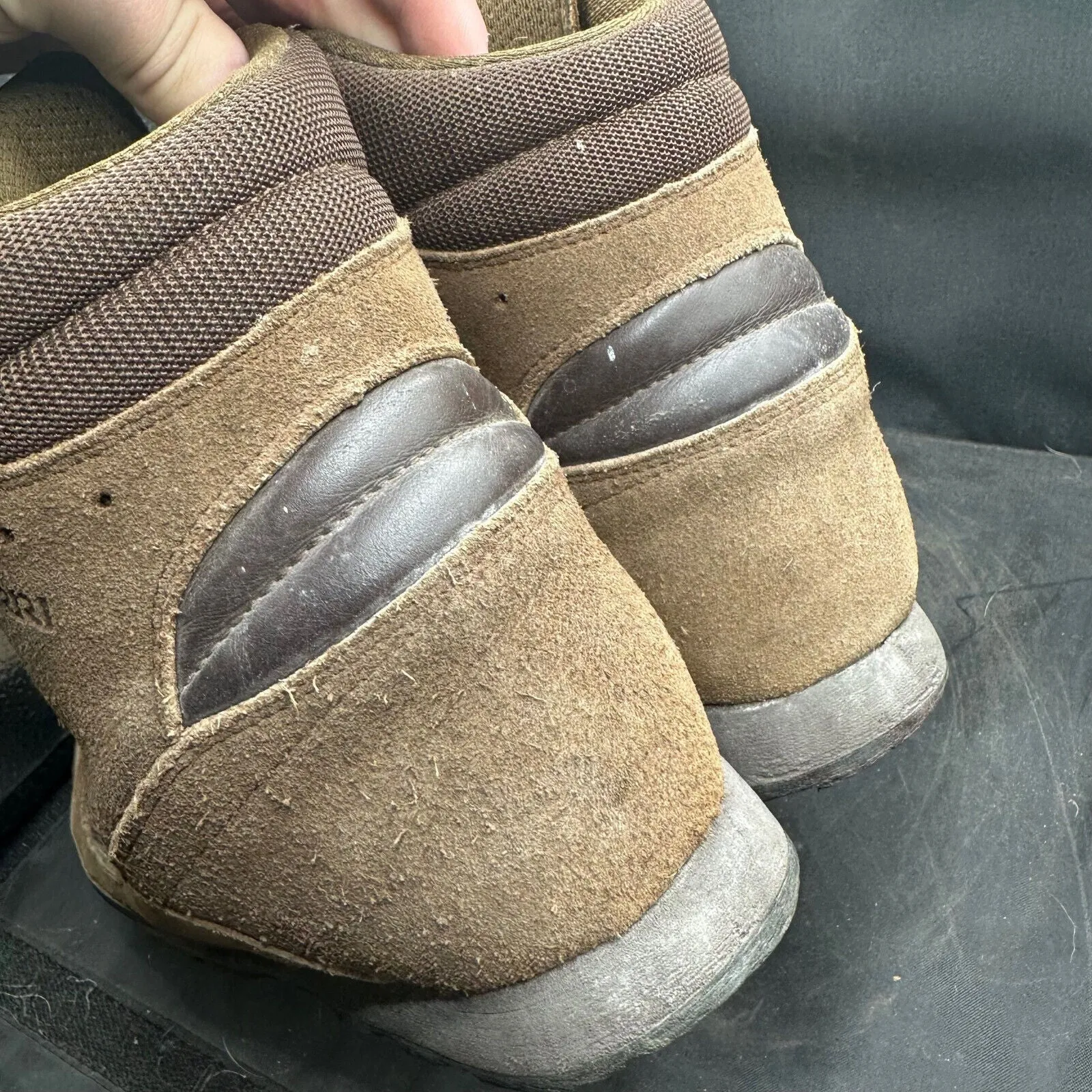 British Army Brown Leather High Top Combat Boots - Size EU 45 - UK 10M