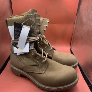 British Army Cordora Lightweight Combat Patrol Boots Desert Tan- 9M - NEW IN BOX