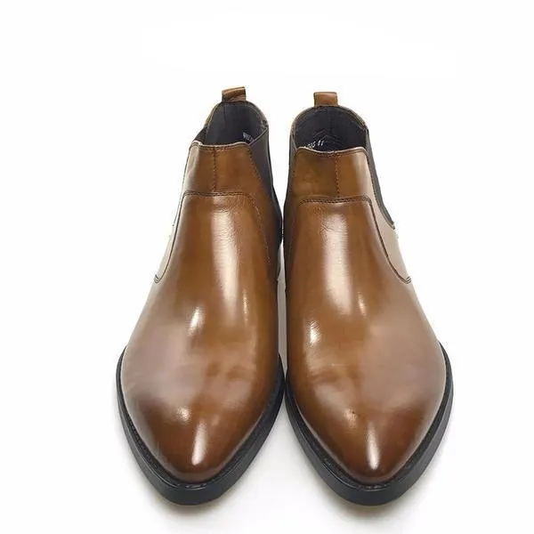 British Gentlemen Secret Agent Style Men Chelsea Boots