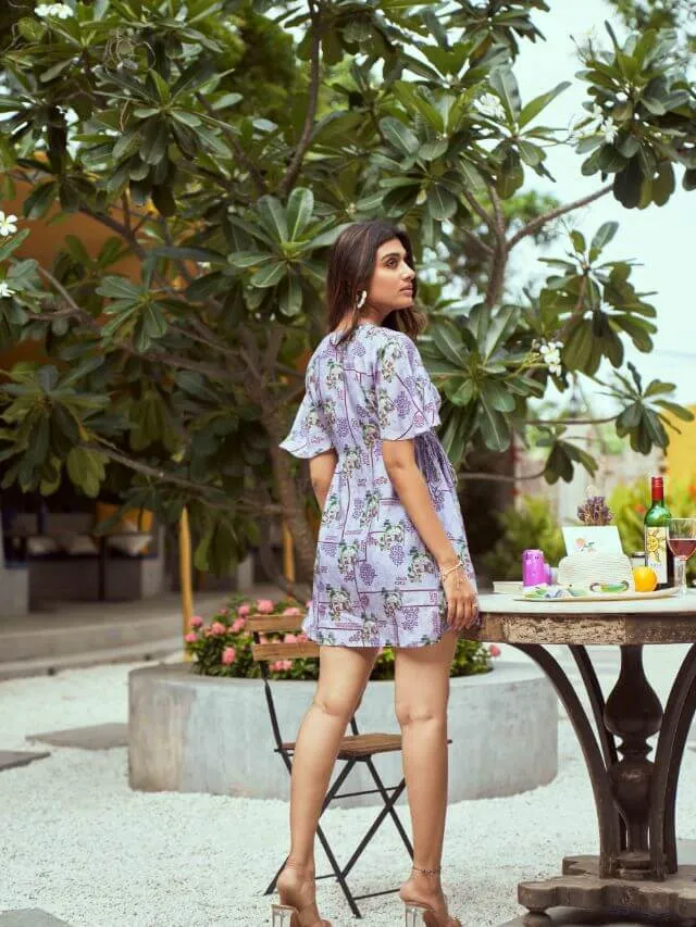 Caffe Italiana Printed Dress