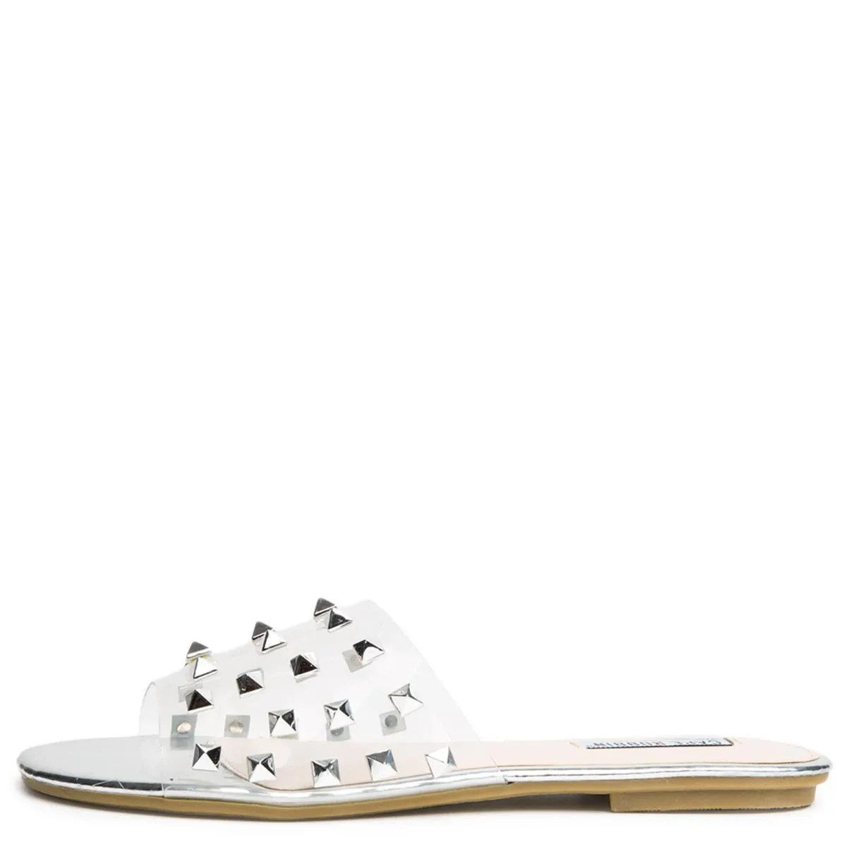 Cape Robbin Sadie-1 Silver Slides Silver