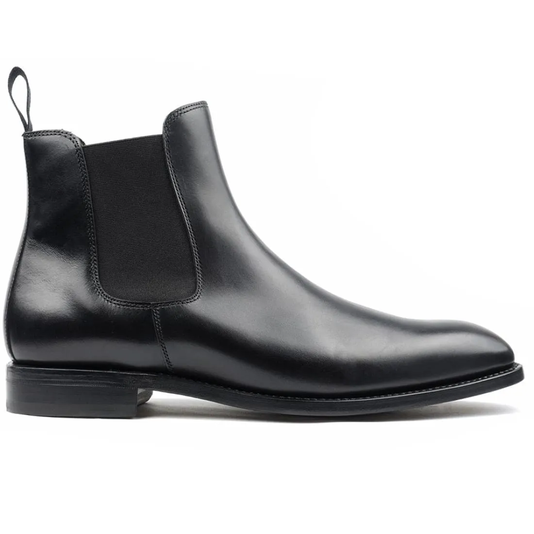 Chelsea Boots Cuir Noir Semelle Dainite