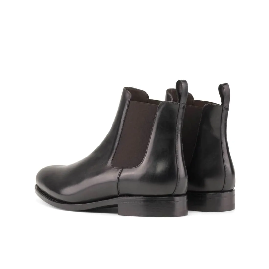 Cheslea Boots en cuir noir