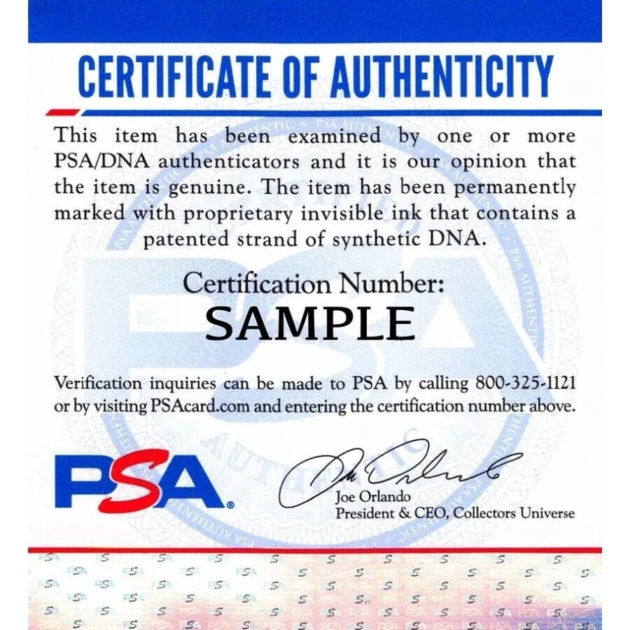Chris Bosh Miami Heat Signed 2x4 Index Card PSA