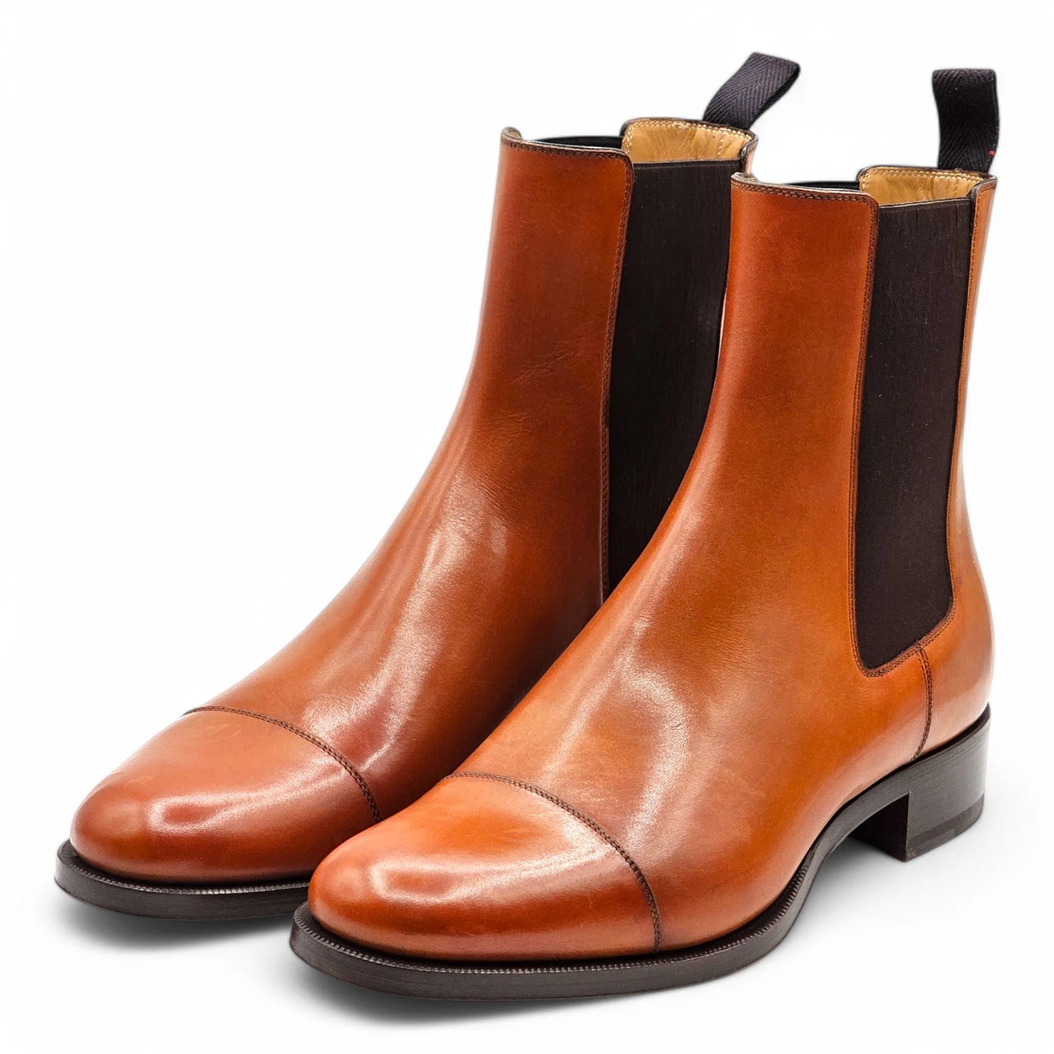 Christian Louboutin Antonio Chelsea Boots - Leather - Brown - EU 41 / US 8