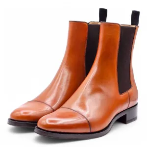 Christian Louboutin Antonio Chelsea Boots - Leather - Brown - EU 42 / US 9