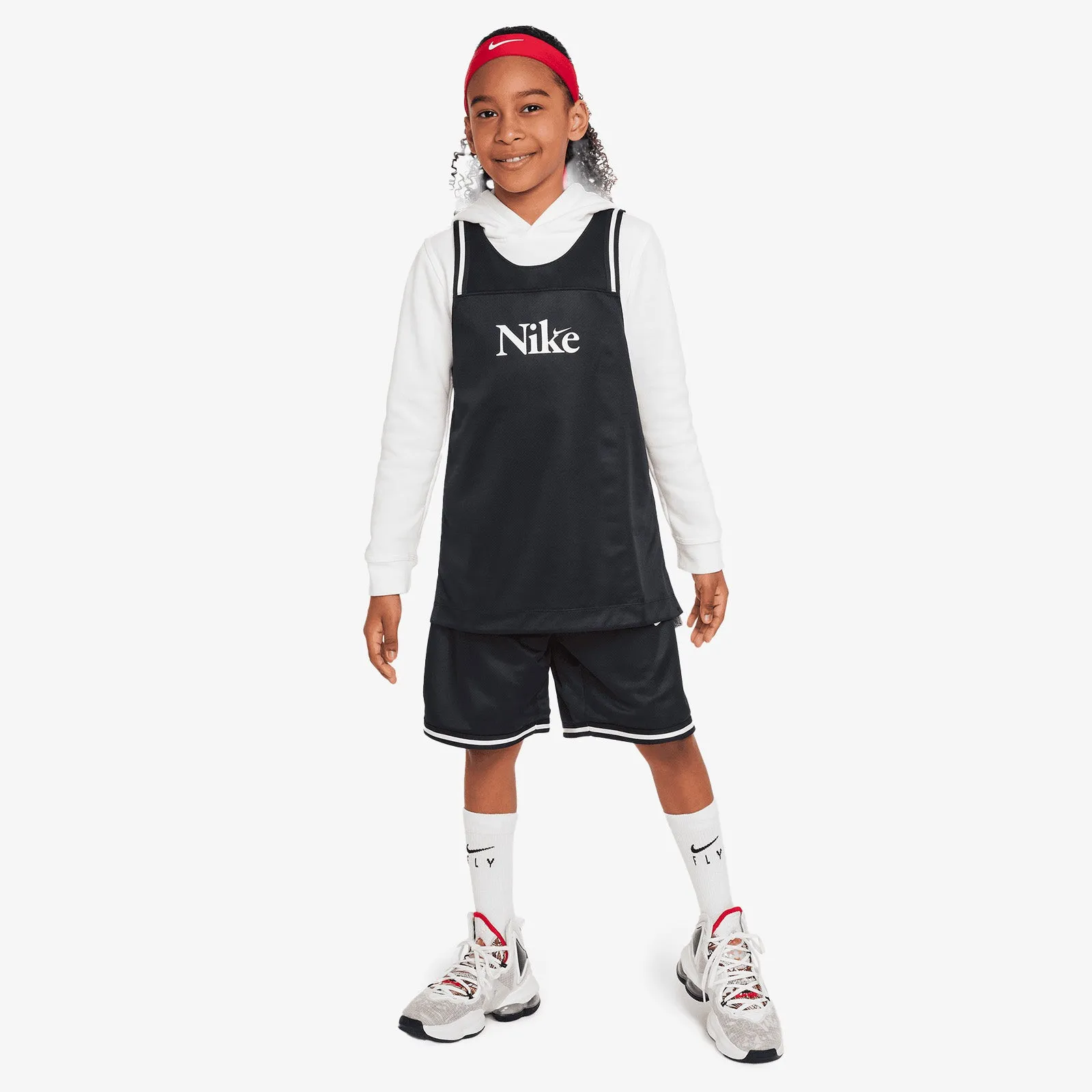 Culture of Basketball Reversible Youth Tank - Black