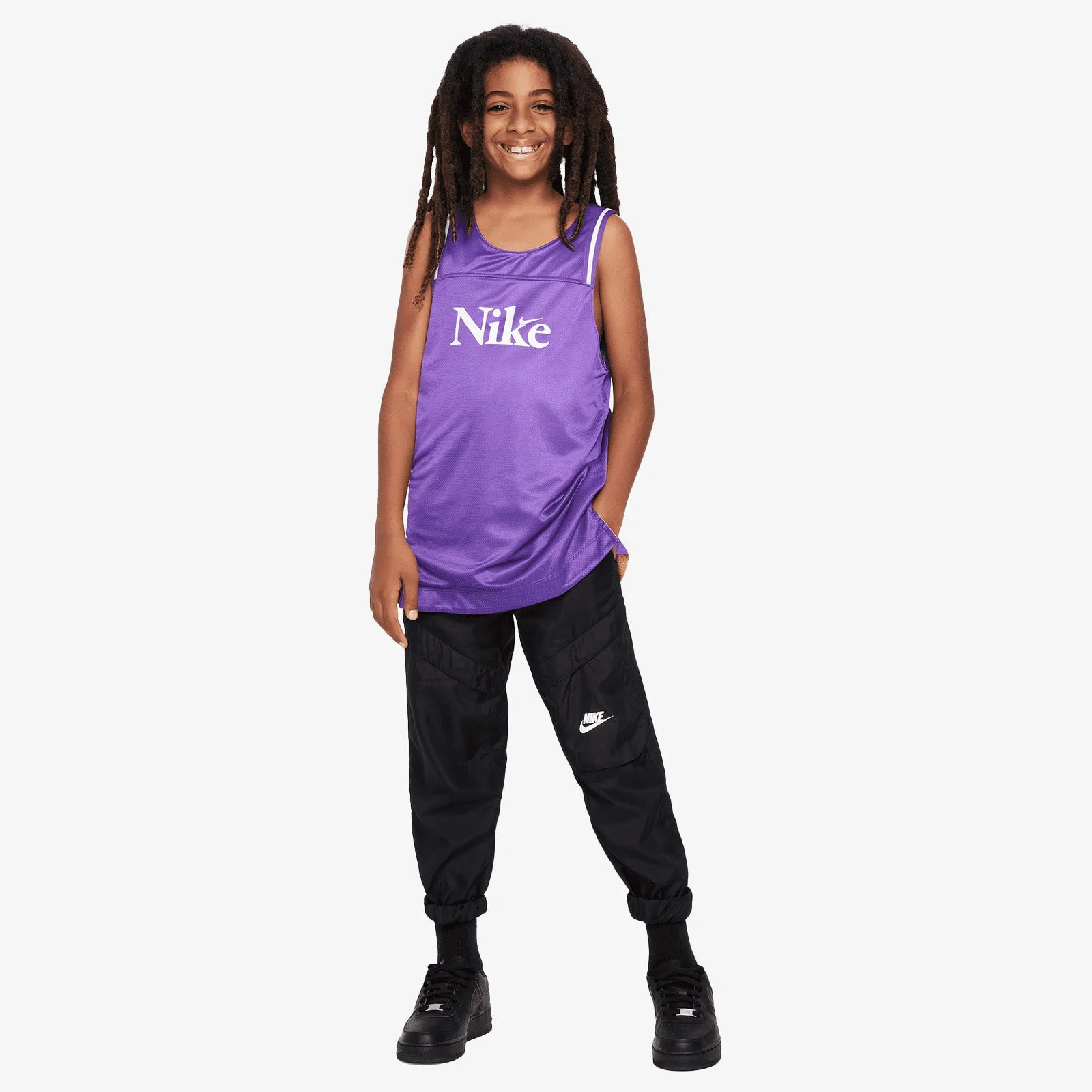 Culture of Basketball Reversible Youth Tank - Purple