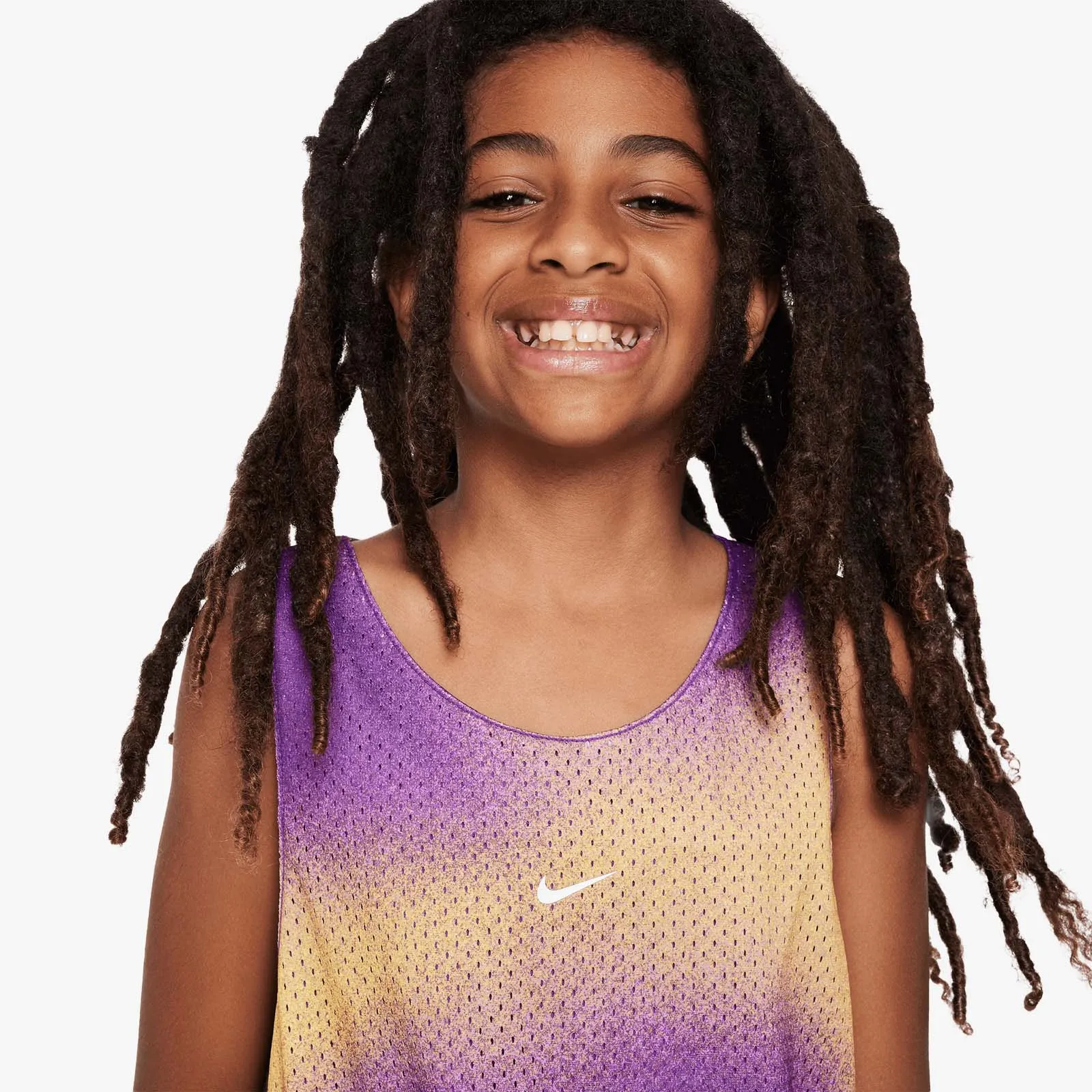 Culture of Basketball Reversible Youth Tank - Purple