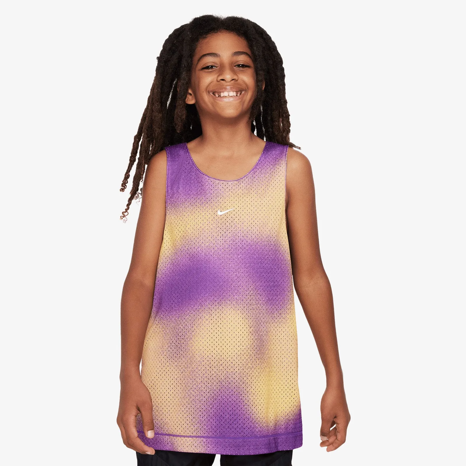 Culture of Basketball Reversible Youth Tank - Purple