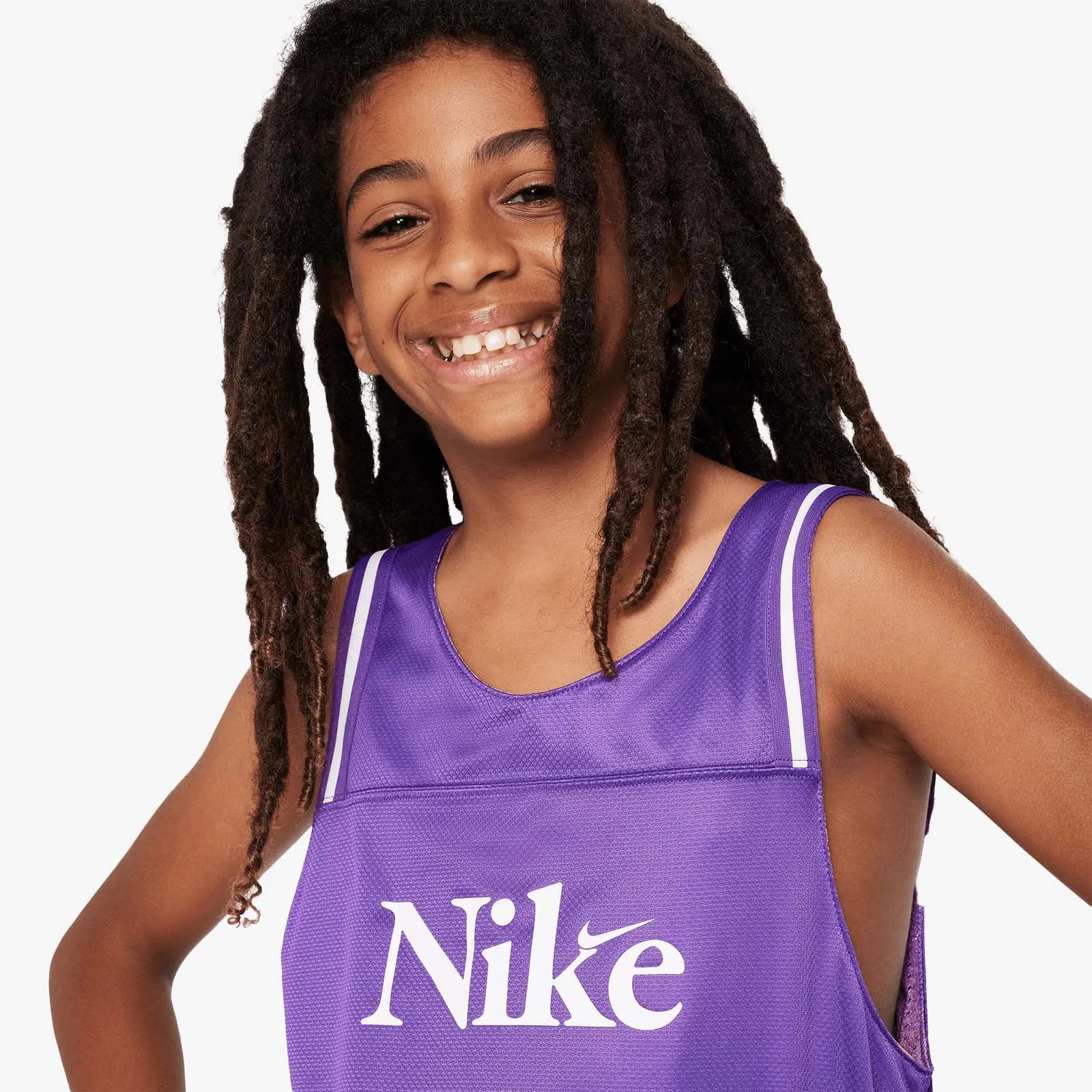Culture of Basketball Reversible Youth Tank - Purple