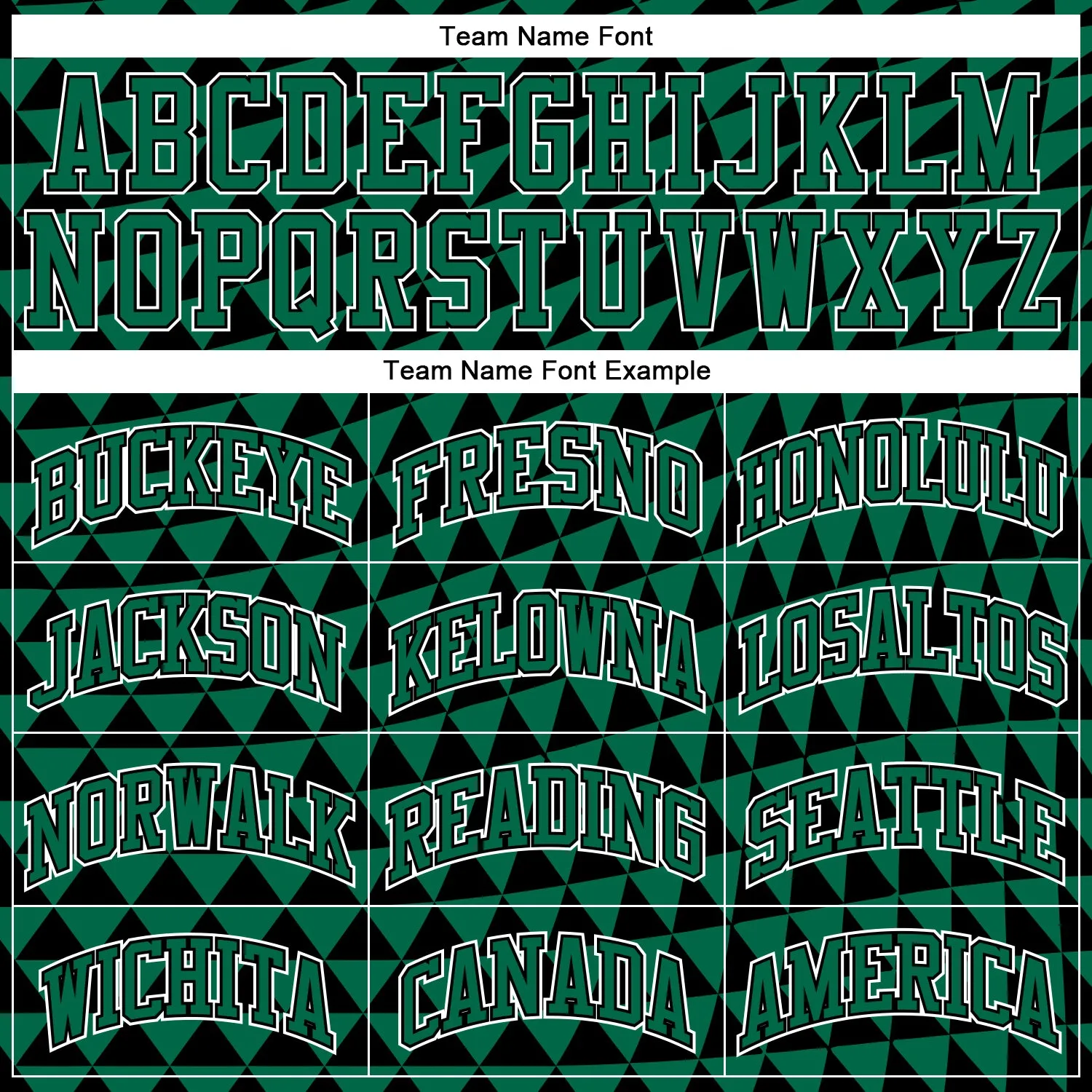 Custom Kelly Green White-Black Triangle Shapes Round Neck Sublimation Basketball Suit Jersey