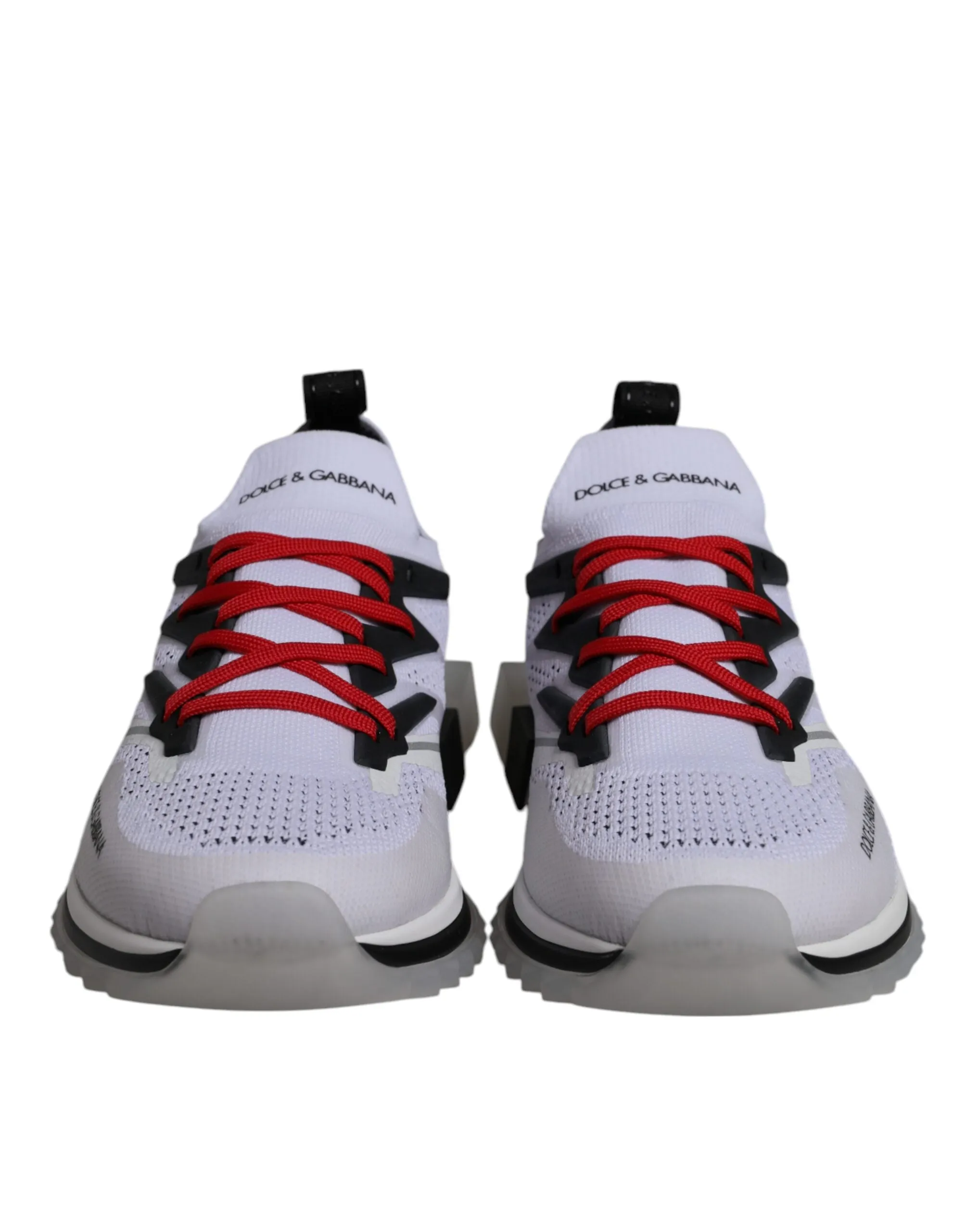 Dolce & Gabbana White SORRENTO Sport Stretch Sneakers Shoes