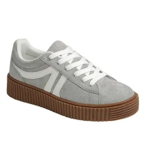 Doorbuster Sneakers - Grey & White